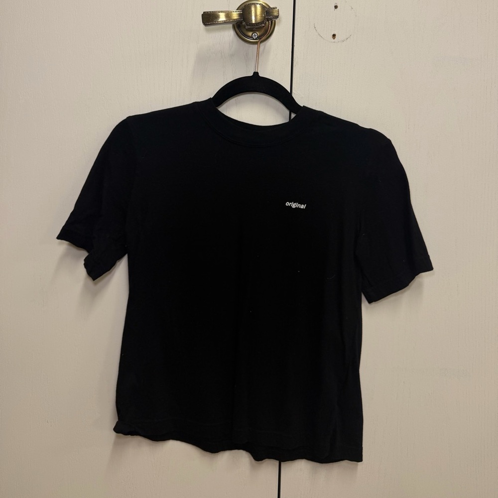 H&M Black Divided T-Shirt
